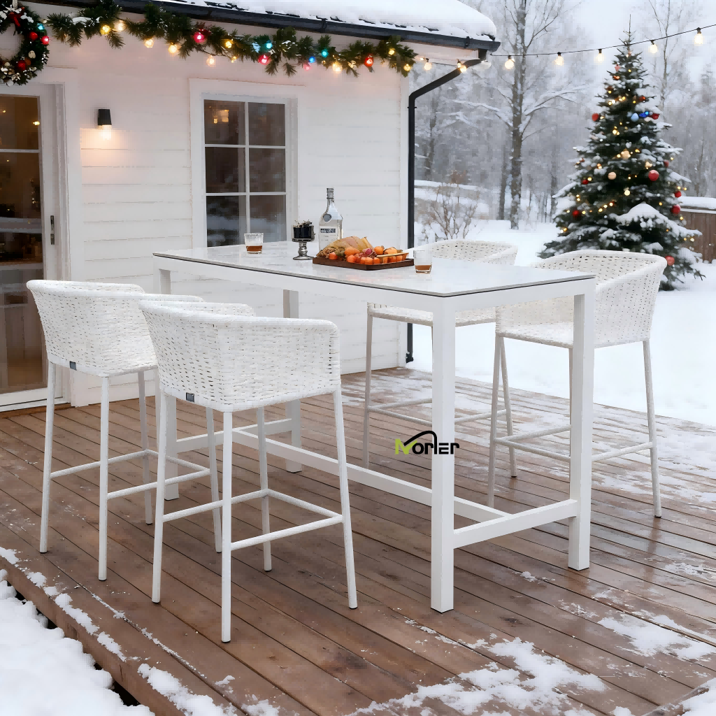 Norler Christmas Stools Outdoor Bar Stools ເຮັດໃຫ້ມີແສງລະດູວັນພັກ Norler Christmas Stools Outdoor Bar Stools ເຮັດໃຫ້ມີແສງລະດູວັນພັກ