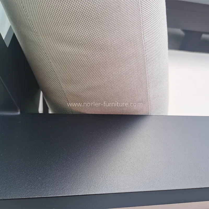 Outdoor Simple Aluminum Alloy Waterproof Fabric Sofa
