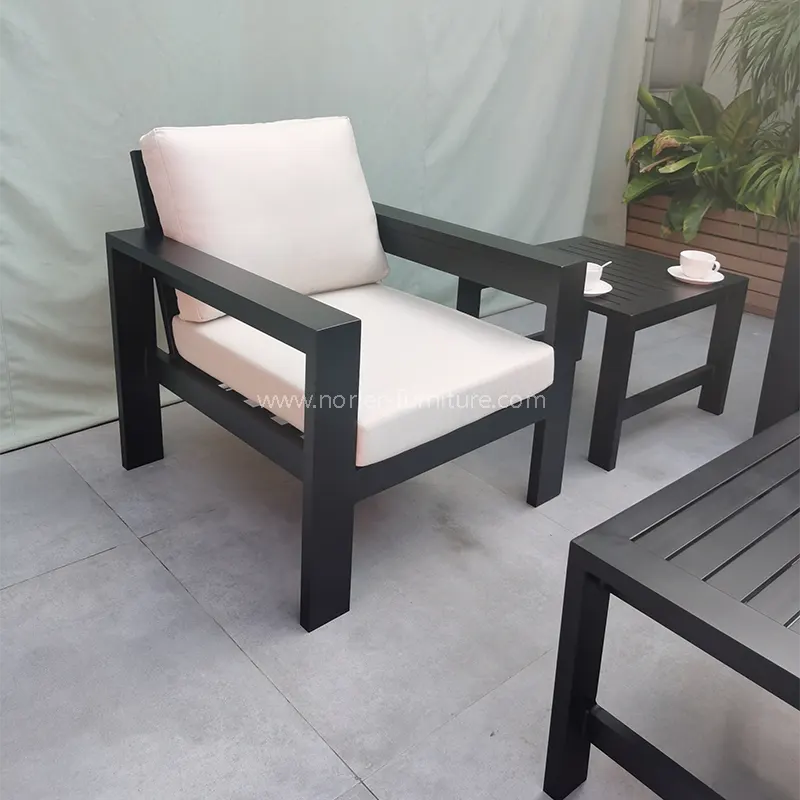Outdoor Simple Aluminum Alloy Waterproof Fabric Sofa