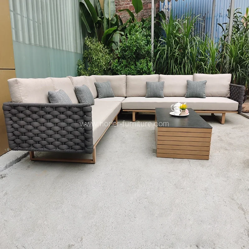Sofa ຖະຫນົນກາງແຈ້ງ Quolity outdo Sofa ເຮັດໃນປະເທດຈີນ